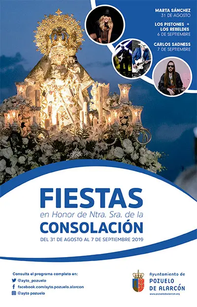 Fiestas en honor a Nuestra Señora de la Consolación 2019 Pozuelo de Alarcón